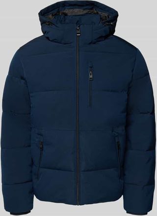 Jack & Jones Jack & Jones Steppjacke mit Reißverschlusstaschen Modell OWEN in Dunkelblau, Größe XXL