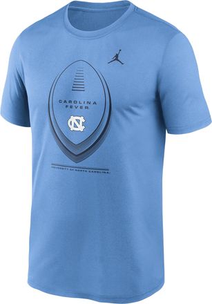 Nike Jordan Mens North Carolina Primetime Football Icon Legend Jordan Brand Dri-FIT College T-Shirt in Blue | NKGK4EYNCN-BE2