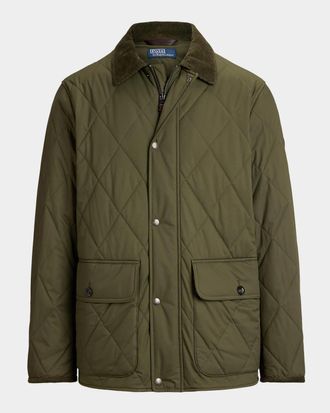 Polo Ralph Lauren Men & apos;s The Beaton Quilted Car Coat