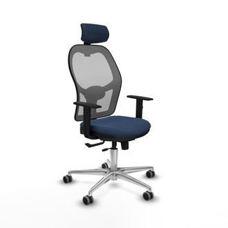 Piqueras y Crespo Silla Oficina Piqueras Y Crespo Jorquera Negro Terciopelo