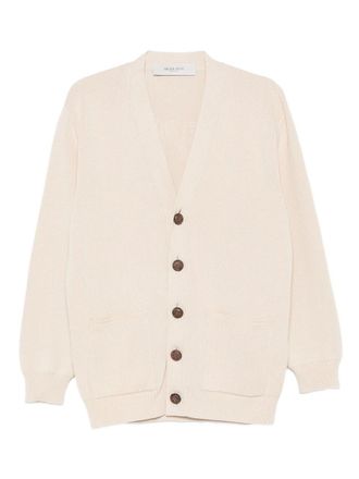 Golden Goose Golden Ws Knit Cardigan Organic Cotton With Logo
