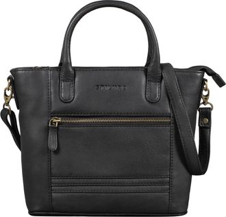 STILORD Meghan Leather Handbag Womens Shoulder Bag Small Leather Bag for Ladies Elegant Satchel Bag for Evening Party Disco in Genuine Leather, Colour:black