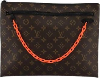 Louis Vuitton Pre-owned Clutches, female, Brown, Size: ONE SIZE Pre-owned Canvas louis-vuitton-bags