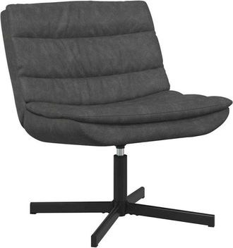 vidaXL Vidaxl - Silla Giratoria Negro 63 X 75 X 76 Cm Cuero Sint&eacute;tico