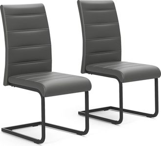 Vicco Silla Basculante Salvo, Gris/negro, Lote De 2, Vicco