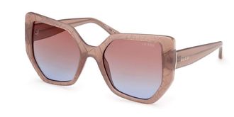 Guess GU00153 57F Womens Sunglasses Brown Size 55