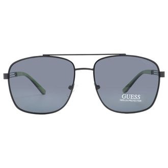 Guess Smoke Navigator Mens Sunglasses GF0206 01A 58