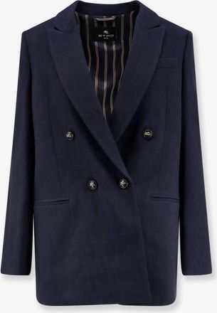 Etro Blazer doppiopetto in lana stretch - ETRO - gender_Woman