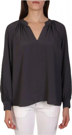 Marella Tops - Dames - Blouses - Grijs - L - Overhemden