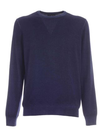 Paolo Fiorillo Pullover in melange blue