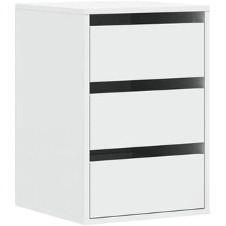 vidaXL Cassettiera Bianca 40x41x58 cm in Legno Multistrato vidaXL