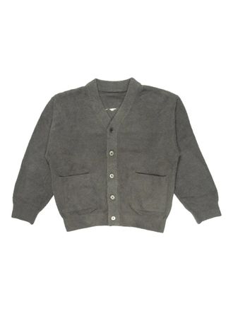 MASTERMIND WORLD skull lounge cardigan - unisex - Polyester/Cotton/Viscose - M - Grey