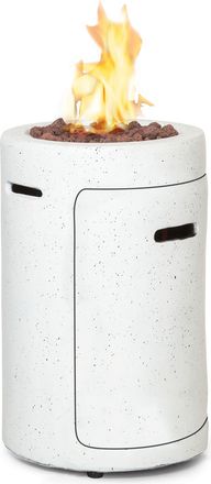 Blumfeldt Blumfeldt Chimenea De Gas Crete De 13 Kw Gas L&iacute;quido Acero Inoxidable
