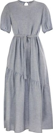 PESERICO Abito con cintura - Blu