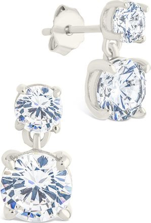 Sterling Forever Sterling Silver Galatea Brilliant Cut CZ Studs
