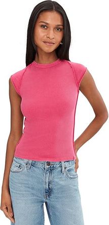 Free People Ever Had T-Shirts Womens Clothing Hibiscus Pop : LG (Womens 12-14), Cotton/Spandex