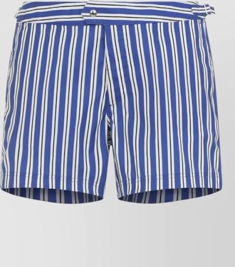 Tom Ford stripe swim shorts adjustable waistband