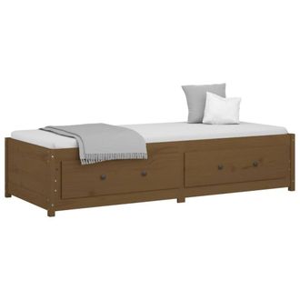 Berkfield Home Beautiful Day Bed Honey Brown 80x200 cm Solid Wood Pine