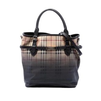 Burberry Pre-owned Capel Satchel - Dames - Vintage Shopper - Veelkleurig - ONE Size - Leer - Vintage