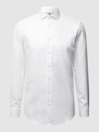 Jake*s Regular Fit Business-Hemd mit Haifischkragen in Weiss, Größe 43/44