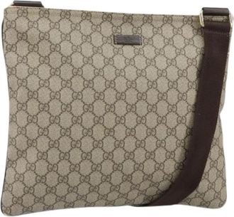 Gucci Pre-owned Plastic Cross Body Bag - Dames - Vintage Schoudertas - Beige - ONE Size - Vintage