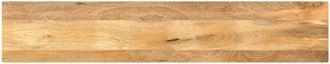 vidaXL Piano per Tavolo 180x30x3,8cm Rettangolare Legno Massello Mango - Vidaxl