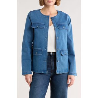 Area Stars Denim Jacket in Dark Blue at Nordstrom Rack, Size X-Small