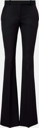 Alexander McQueen Low-rise wool flared pants
