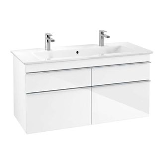 Villeroy & Boch Mobile Lavabo, 1153 X 590 X 502 Mm, Modello Sospeso, In Legno Bianco Lucido