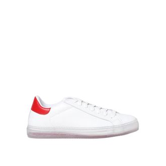 Kiton Sneakers, male, White, 10 UK, Leather Trainers Translucent Sole