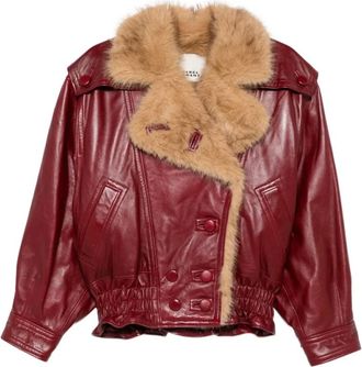 Isabel Marant Dames, Jassen, Rood, Maat: XS Leer