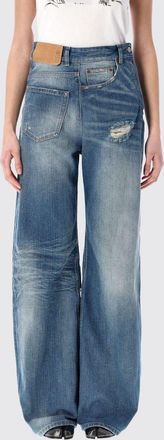 Maison Margiela Jeans a gamba larga MM6 Maison Margiela in denim distressed