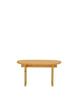 Hannun Mesa de centro de madera de abeto en color marr&oacute;n claro, 70cm