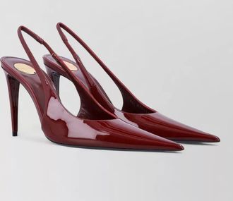 Saint Laurent thierry pump pointed toe slingback glossy