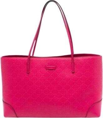 Gucci Pre-owned Tote Bags, female, Pink, Size: ONE SIZE Pre-owned The Bright Tote Bag