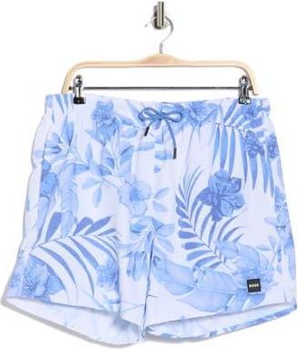 BOSS Piranha Drawstring Swim Trunks in Light/Pastel Blue at Nordstrom Rack, Size Xx-Large