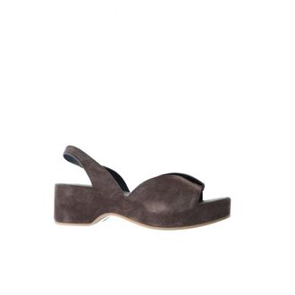 Del Carlo Wedges, female, Brown, Size: 9 US Wedge Sandal