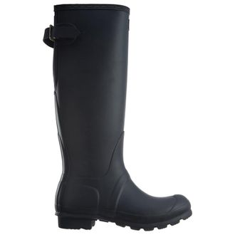 Hunter Original Tall Adjustable Rubber Womens Wellingtons Boots - Navy - Size:UK 6