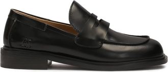 Kazar Klassieke leren halfhoge schoenen in zwart - Dames - Loafers - Zwart - 37 EU - Leer - Schoenen