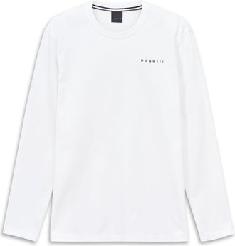 Bugatti Herren Katoenen sweatshirt met lange mouwen Modern Fit