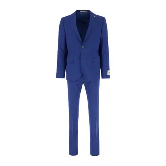 Corneliani Heren, Pakken, Blauw, Maat: M