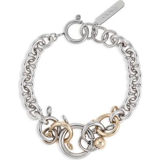 Justine Clenquet Pam Bracelet in Palladium at Nordstrom