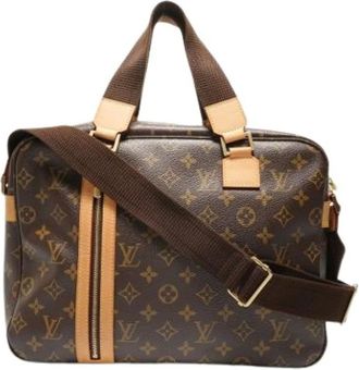 Louis Vuitton Pre-owned Handbags, female, Brown, Size: ONE SIZE Pre-owned Canvas Handbag