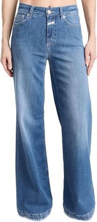 Closed Glow Up Wide Leg Jeans In Blue