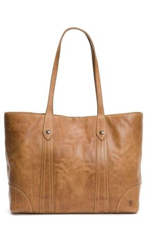 Frye Melissa Leather Shopper in Beige at Nordstrom