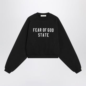 Fear of God Schwarz 90s Sweatshirt mit Rundhalsausschnitt