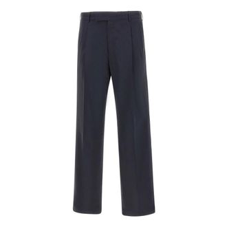 Pantaloni Torino Straight Trousers, male, Blue, Size: 2XL Quindici Trousers