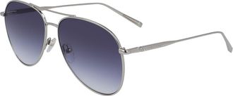 Longchamp LO139S 040 Womens Sunglasses Silver Size 59