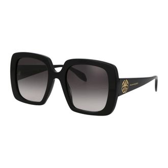 Alexander McQueen Sunglasses, female, Black, 54 MM, Stylish Sunglasses Am0378S