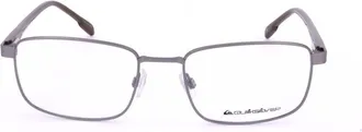 Quiksilver Mens Silver Tone Rectangular Eyeglass Frames QS1006-1